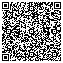 QR code with H & M Pallet contacts
