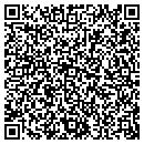 QR code with E & N Excavating contacts