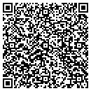 QR code with R Storage contacts