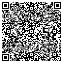 QR code with B and S Valet contacts