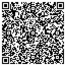 QR code with P & M Machine contacts