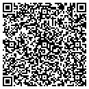 QR code with B and B Printing contacts