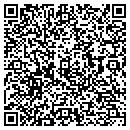 QR code with P Hedayat MD contacts