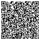 QR code with 3 Day Blinds contacts