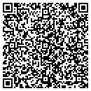QR code with H & W Floor Care contacts