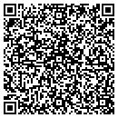 QR code with M E Vanderostyne contacts