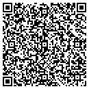 QR code with H & R Custom Drapery contacts