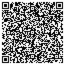 QR code with R Weber Design contacts