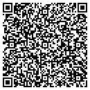 QR code with N Bangert contacts