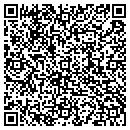 QR code with 3 D Temps contacts