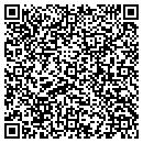 QR code with B and Son contacts