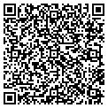 QR code with K M W B contacts