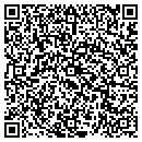 QR code with P & M Construction contacts