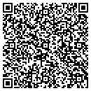 QR code with H I J A Z contacts