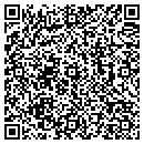 QR code with 3 Day Blinds contacts