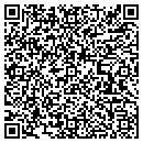 QR code with E & L Bindery contacts