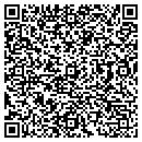QR code with 3 Day Blinds contacts