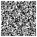 QR code with K B X B B98 contacts