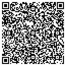 QR code with P & J Enterprise Shop contacts