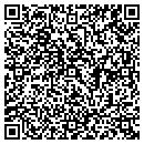 QR code with D & J Self Storage contacts