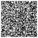 QR code with E & R Auto Sales contacts