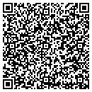 QR code with E & T Quik Stop contacts