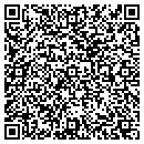 QR code with R Bavender contacts