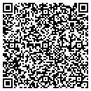 QR code with K & B Ditching contacts