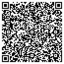QR code with 3 By 4 Inc contacts