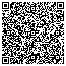 QR code with V & W Draperies contacts
