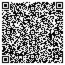 QR code with H & R Locks contacts