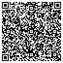 QR code with P A T Embroidery contacts