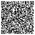 QR code with D & E News contacts