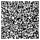 QR code with E Burch Fencing contacts