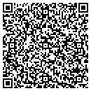 QR code with B & B Bus Co contacts