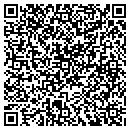 QR code with K J's Two Stop contacts