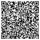 QR code with H Four Farms contacts