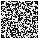 QR code with B & D Excavating contacts