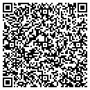 QR code with K D E B T V contacts