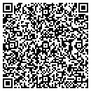QR code with H & E Piping contacts