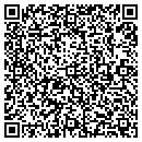 QR code with H O Hughes contacts