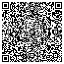 QR code with V & S Siding contacts