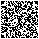QR code with B & B Frames contacts