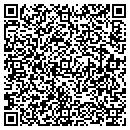 QR code with H and E Piping Inc contacts