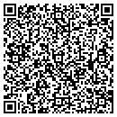 QR code with K H M T T V contacts