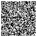QR code with BSH Design contacts