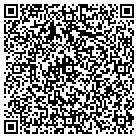 QR code with H & R Concrete Pumping contacts