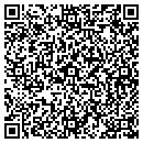 QR code with P & W Hairstyling contacts
