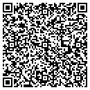 QR code with P K George MD contacts