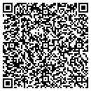 QR code with G & M Backhoe Service contacts